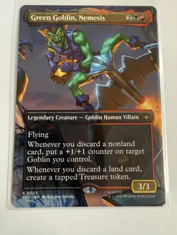 MTG Green Goblin, Nemesis 0023 Regular (Borderless) Marvel's Spider-man NM SPE - Image 1