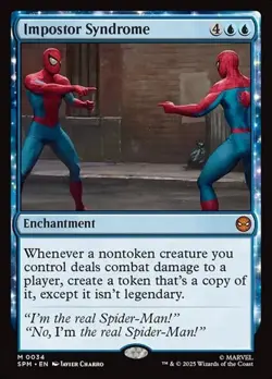 1x FOIL Imposter Syndrome - MtG Spider-Man - NM FREE SHIPPING! - Image 1