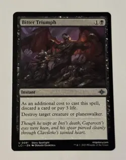 MTG Bitter Triumph - The Lost Caverns Of Ixalan LP - Image 1