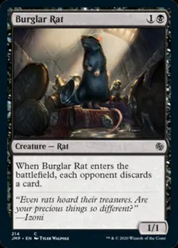 Burglar Rat - Near Mint MTG Jumpstart - Image 1