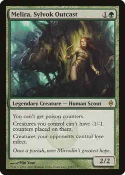 Melira, Sylvok Outcast New Phyrexia MP MTG - Image 1