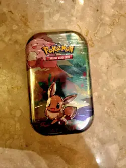 NEW - Eevee Pokemon TCG Kanto Friends Mini Tin 2019 - factory sealed 820650803857 - Image 1
