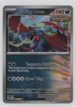 Roaring Moon Poke Ball Foil Pokemon Prismatic Evolutions PRE #065 - Image 1