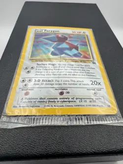 Pokemon Cool Porygon #15 SEALED Black Star Promo Holo LP WOTC 15/53 Poly Bag - Image 3