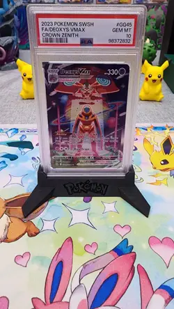 2023 Pokemon SWSH Crown Zenith #GG45 FA Deoxys VMAX PSA 10 Gem Mint - Image 1