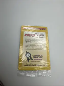 Pokemon Entei Movie Promo #34 WOTC Black Star Neo Discovery Sealed - Image 1