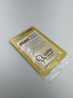 Pokemon Entei Movie Promo #34 WOTC Black Star Neo Discovery Sealed - Image 3