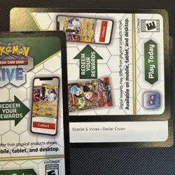Pokemon TCG Online **Unused Code Cards** Stellar Crown - Fast Delivery - Image 1