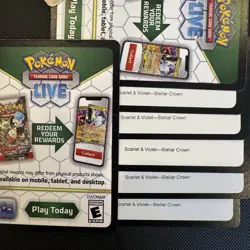 Pokemon TCG Online **Unused Code Cards** Stellar Crown - Fast Delivery - Image 2
