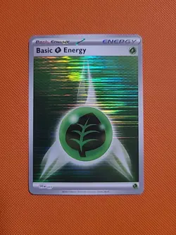 Basic Leaf Energy SVE 017 Holo Pokemon Black & White - Image 1