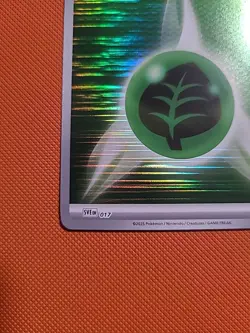 Basic Leaf Energy SVE 017 Holo Pokemon Black & White - Image 5