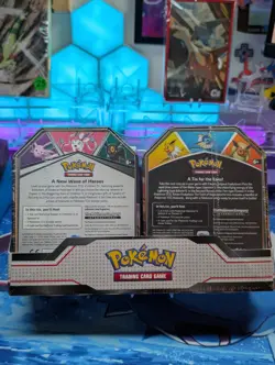 Pokemon TCG V Heroes Bundle Tins: 2-Pack of Jolteon & Espeon Brand New! 820650855658 - Image 2