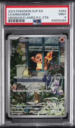 2023 POKEMON SVP EN-SV BLACK STAR PROMO #044 CHARMANDER PSA 9 - Image 1