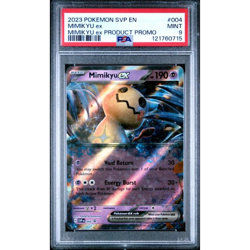 Mimikyu ex 004 PSA 9 Cosmos Holo 2023 Pokemon Scarlet & Violet - Image 1