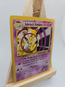 Pokemon Sabrina's Kadabra Gym Challenge 58/132 Near Mint Condition - Image 2