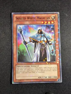Yugioh - Skilled White Magician BP01-EN131 Unlimited Edition Starfoil NM - Image 1
