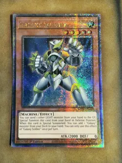 Yugioh Galaxy Soldier RA04-EN219 Quarter Century Secret 1st Ed NM - Image 1