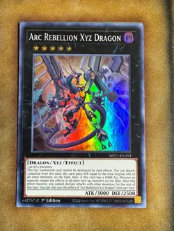 Yugioh Arc Rebellion Xyz Dragon MP21-EN191 Super Rare 1st Ed NM - Image 1