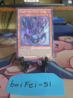 Yugioh Vijam The Cubic Seed MVP1-ENS32 Secret Rare 1st Ed NM - Image 1