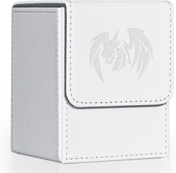 Card Deck Box for Yugioh MTG Cards, 100+ Deck Case with 2 Dividers Fits TCG CCG, - Image 1
