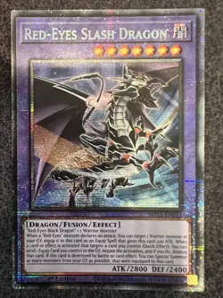 Yugioh Red-Eyes Slash Dragon MP25-EN031 Starlight Rare 1st Edition NM - Image 1