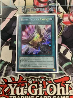 Triple Tactics Talent Secret Rare ROTD-EN062 Yugioh - Image 1