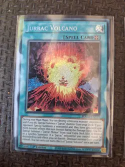 BLMM-EN019 Jurrac Volcano : Secret Rare Card : 1st Edition : YuGiOh TCG - Image 1