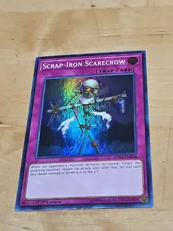 Yugioh 1st Edition Scrap-Iron Scarecrow SPWA-EN058 ¿ - Image 1