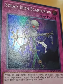 Yugioh 1st Edition Scrap-Iron Scarecrow SPWA-EN058 ¿ - Image 3