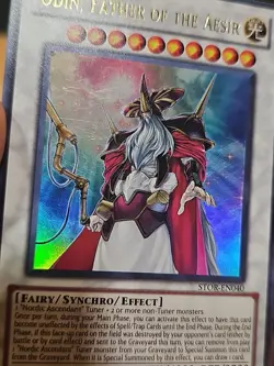 Yugioh! Odin, Father of the Aesir STOR-EN040 Ultra Rare Unlimited ¿ - Image 2