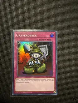 YuGiOh! Graverobber PSV-EN008 Super Rare 25th Anniversary - Image 1
