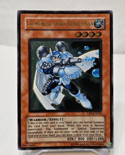 ULTIMATE Rare Elemental Hero Bubbleman CRV-EN014 Unlimited Yugioh 7689 - Image 1