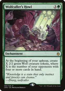Wolfcaller's Howl Commander Anthology PLD Green Rare MAGIC MTG CARD ABUGames - Image 1