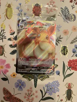 Pokemon TCG Eevee VMAX SWSH087 Shining Fates ETB Promo Card (NM Condition) - Image 1