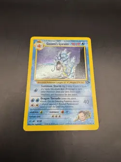 Pokemon TCG Giovanni's Gyarados Gym Challenge Holo Card 5/132 WOTC Rare - Image 2