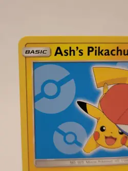 Ash's Pikachu SM114 Black Star Promo 2017 Pokemon Card TCG - Image 3