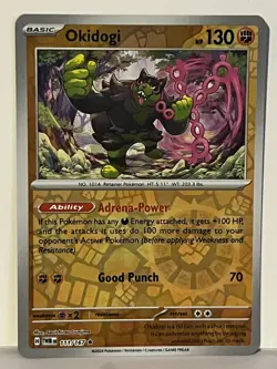 Okidogi Reverse Holo 057/131 SV: Prismatic Evolutions NM Pokemon Fast Ship - Image 1
