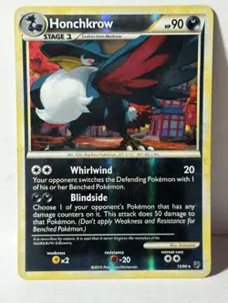 Honchkrow (15) Reverse Holo 15/90 Undaunted HP Pokemon Fast Ship - Image 1