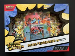 Pokemon TCG - Mega Evolution - Ascended Heroes - Mega Feraligatr EX Box - New - Image 1
