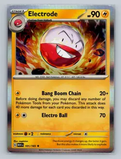 Pokemon SV: Scarlet & Violet 151 #101/165 Electrode Holo Rare - Image 1