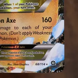 Pokemon XY Steam Siege M Steelix EX Ultra Rare Holo 68/114 NM - Image 5