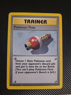 Pokemon Flute 86/102 - Base Set Uncommon 1999 Pokemon Vintage WOTC NM/LP - Image 1