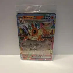 Flareon ex 014/131 Prismatic Evolutions Stamped Sealed Promo Pokemon TCG - Image 1