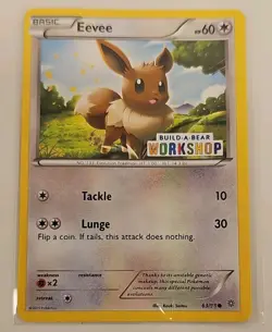 POKEMON EEVEE 063/098 HOLO PROMO BUILD-A-BEAR WORKSHOP EN 2015 60 HP - Image 1
