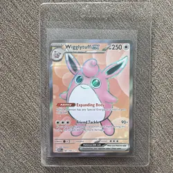 Pokemon TCG Wigglytuff Ex 187/165 Full Art Scarlet & Violet 151 - Image 1