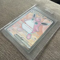 Pokemon TCG Wigglytuff Ex 187/165 Full Art Scarlet & Violet 151 - Image 3