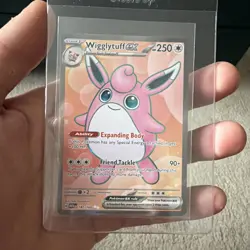 Pokemon TCG Wigglytuff Ex 187/165 Full Art Scarlet & Violet 151 - Image 5