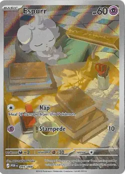 Espurr 095/088 Holo Illustration Rare Perfect Order Pokemon NM/M - Image 1