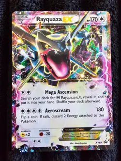 Pokemon Rayquaza EX (Shiny) Holo Promo XY Promos XY69 LP - Image 1