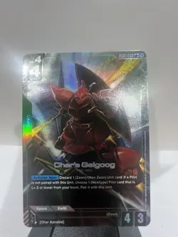 Char's Gelgoog - GD01-023 - LR+ Alt Art - Newtype Rising - Gundam TCG Card - Image 1